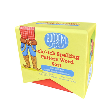 -ch/-tch Spelling Pattern Word Sort